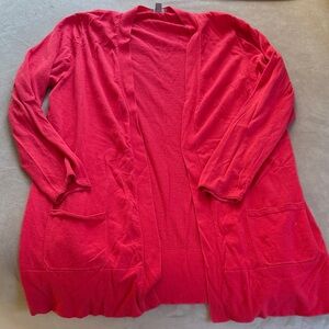 J. Jill Red Cardigan